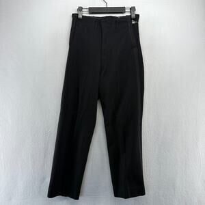 Vintage marching Band Pants Fit 26x26 Black Piping Talon Uniforms Ostwald 70s
